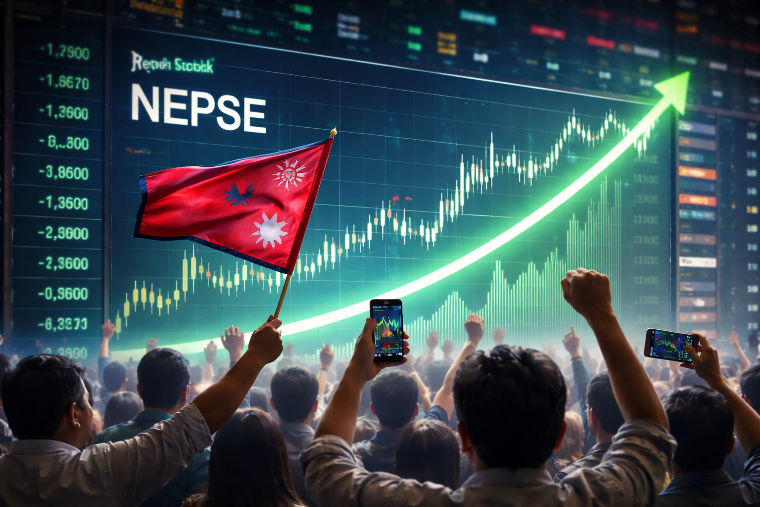 NEPSE rises by 13.51 points on Tuesday